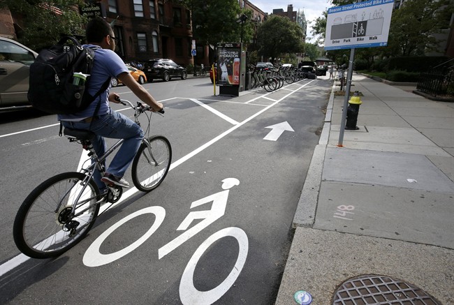 Bike lanes around the world Where mere paint won t do it