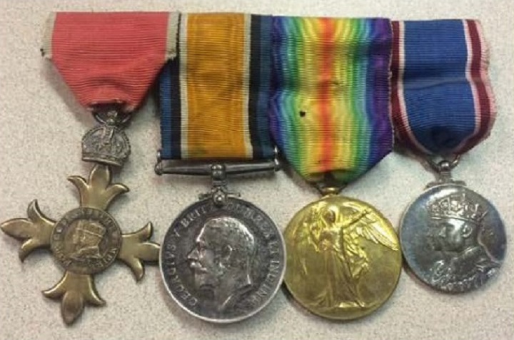 Police are looking for the owner of these old war medals.