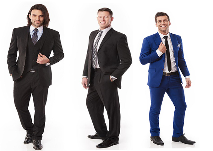 Three of the Bachelors vying for Jasmine Lorimer's heart on 'The Bachelorette Canada.'.