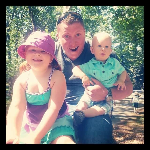 Chef Jonathan Sobol, pictured with his niece and nephew.