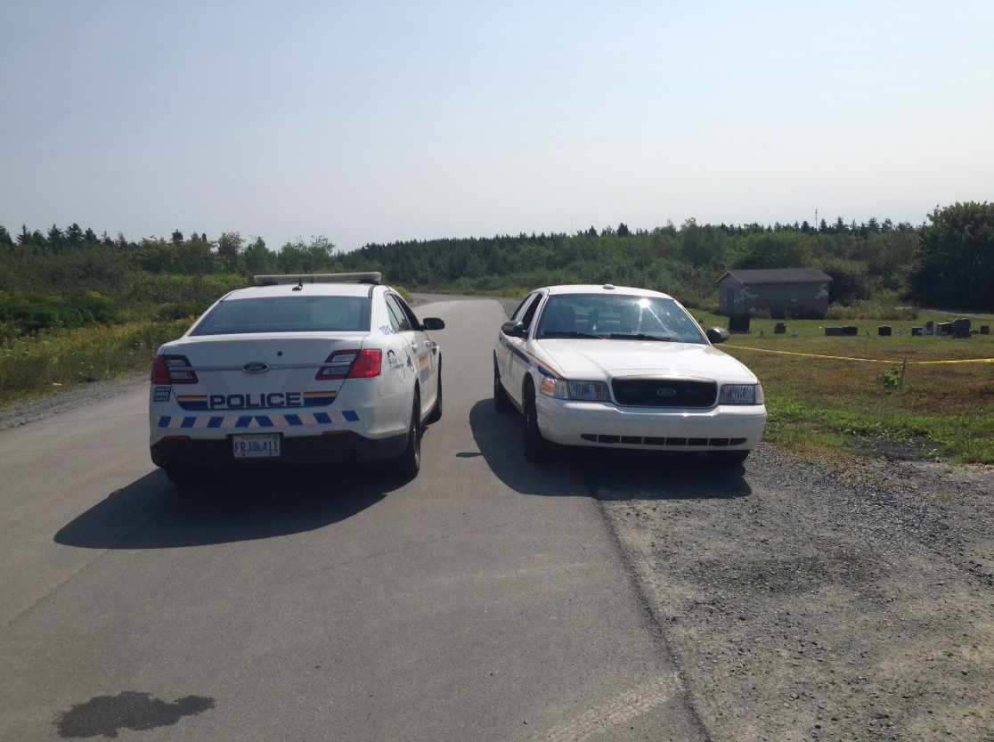 RCMP on the scene of a suspicious death at St. Thomas Baptist Church Cemetery in North Preston.