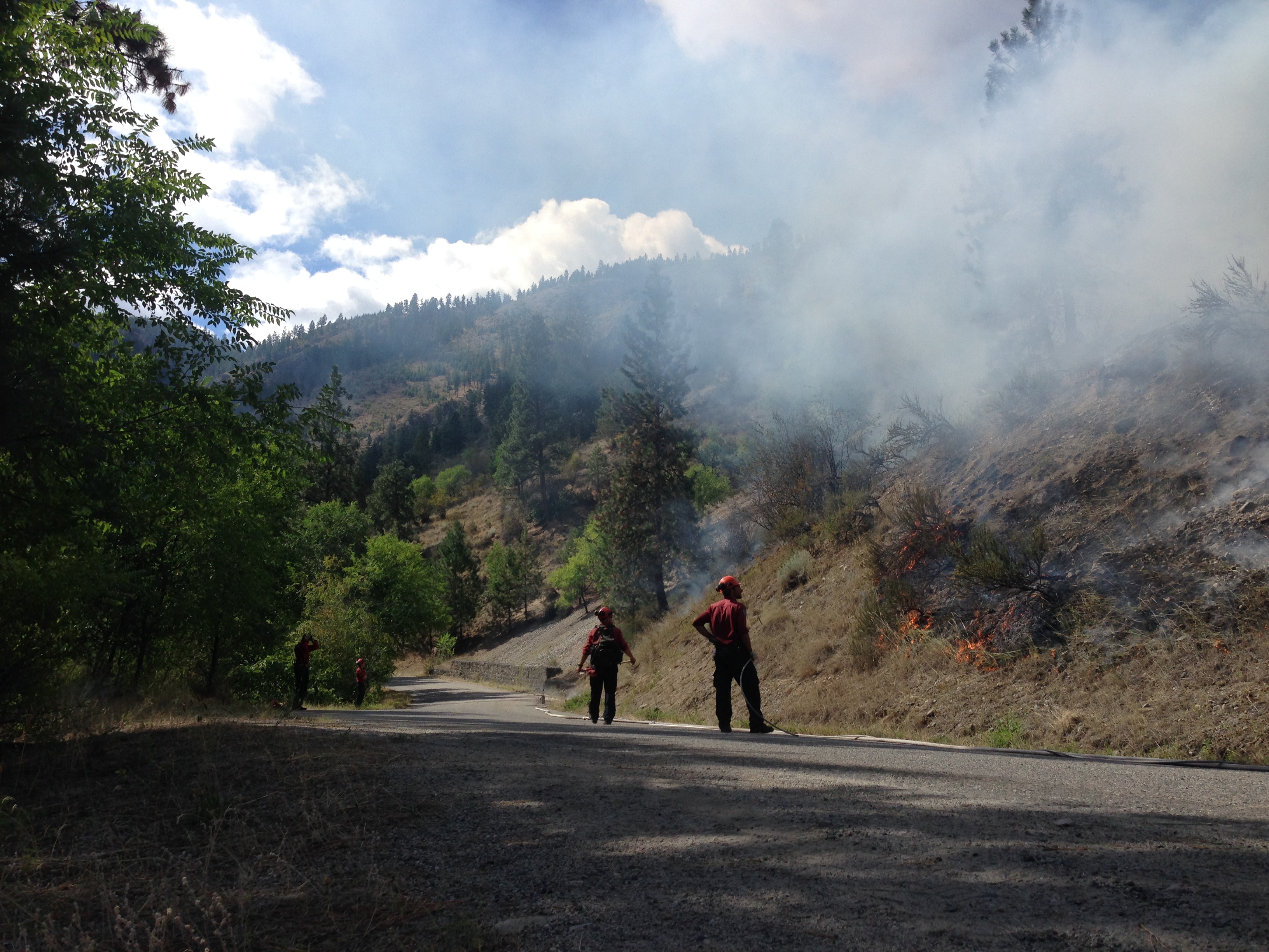 Multiple Homes Evacuated In Okanagan Falls Due To Wildfire | Globalnews.ca