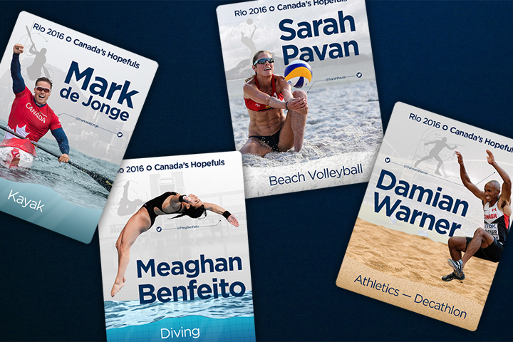 Rio 2016:  Team Canada trading cards. Collect them all! - image
