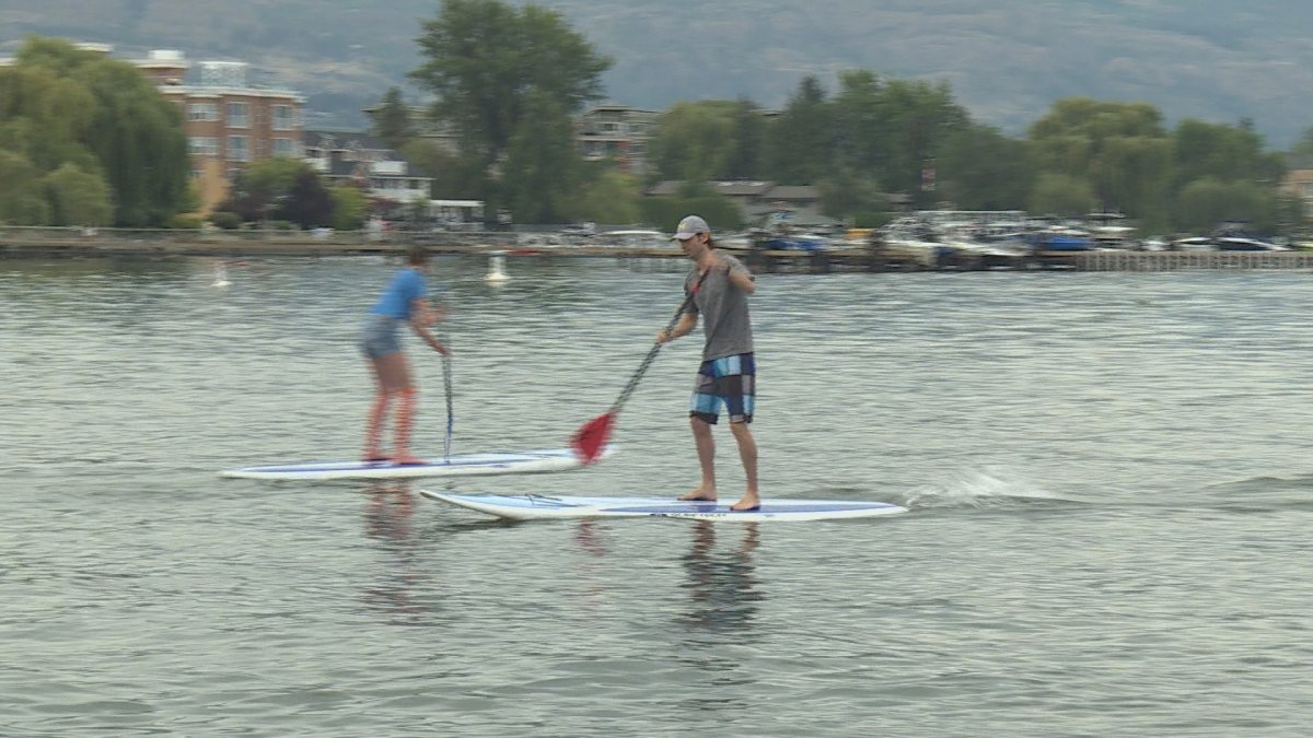 More than 100 paddle boarders with varying levels of experience were out on the water for the second Paddle for Prevention fundraising event on Sunday.