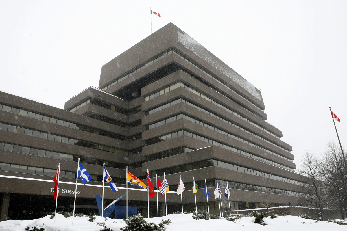 The Lester B. Pearson Building which is home to the Canadian Department of Foreign Affairs is seen on a snowy day Thursday Feb. 22, 2008. 