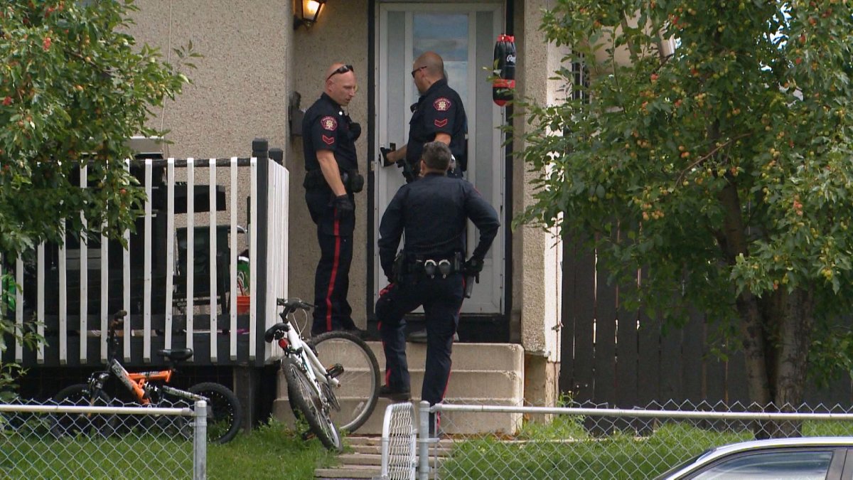 Calgary police investigate a home invasion in the community of Penbrooke Meadows. 