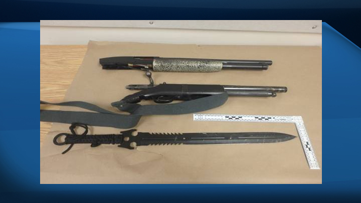 Police seized unauthorized weapons, ammunition at a home in Prince Albert, Sask.
