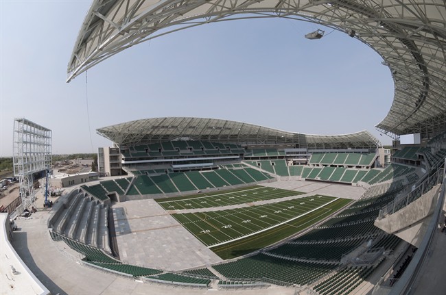 The City of Regina said on Aug. 31 that the new Mosaic Stadium is "substantially complete." .