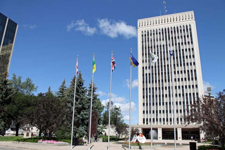 Regina's city hall is undergoing $4 million in renovations, including a new cafeteria and much-needed sewer and ventilation upgrades.