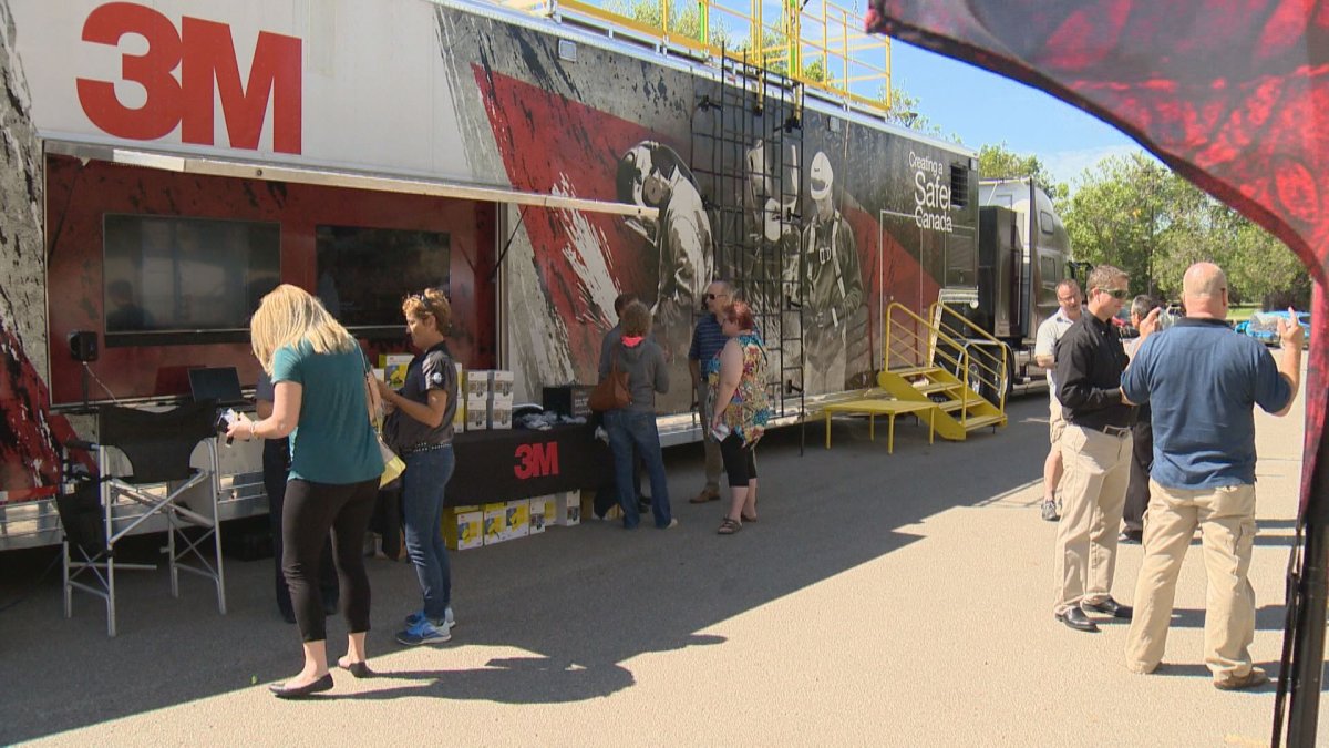 3M mobile safety truck makes stop in Regina.