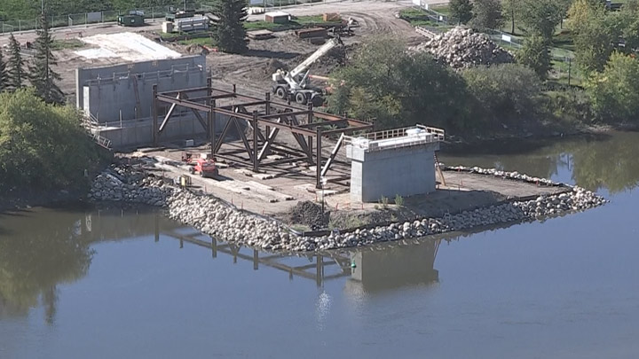 Crews are ready to begin construction of the first span on the new Traffic Bridge in downtown Saskatoon.