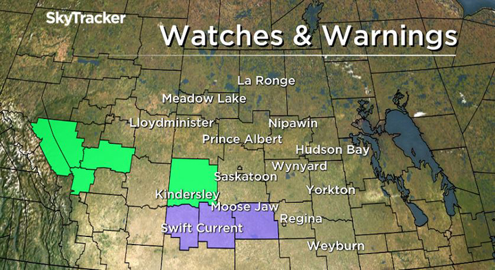 Environment Canada issues special weather statement for Saskatoon and area, other parts of Saskatchewan under rainfall warning.