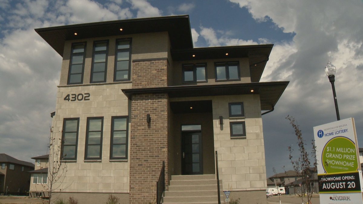 The annual lottery kicked off Wednesday featuring a $1.1 million grand prize show home in Regina's east end neightbourhood, the creeks.