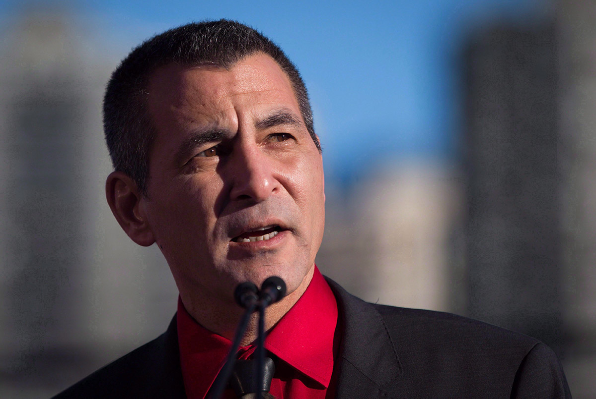 FILE: Minister of Fisheries, Oceans and the Canadian Coast Guard, Hunter Tootoo, announces the federal government's commitment to reopening the Kitsilano Coast Guard facility, in Vancouver, B.C., on December 16, 2015.