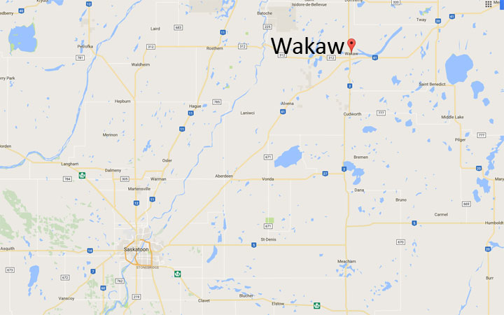 Saskatchewan RCMP are currently investigating a collision near Wakaw.