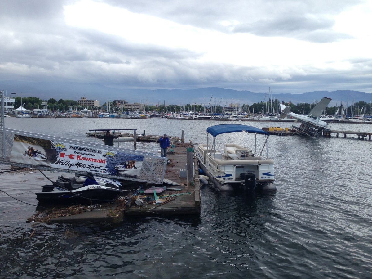 Windstorm leaves trail of destruction in Kelowna Globalnews.ca