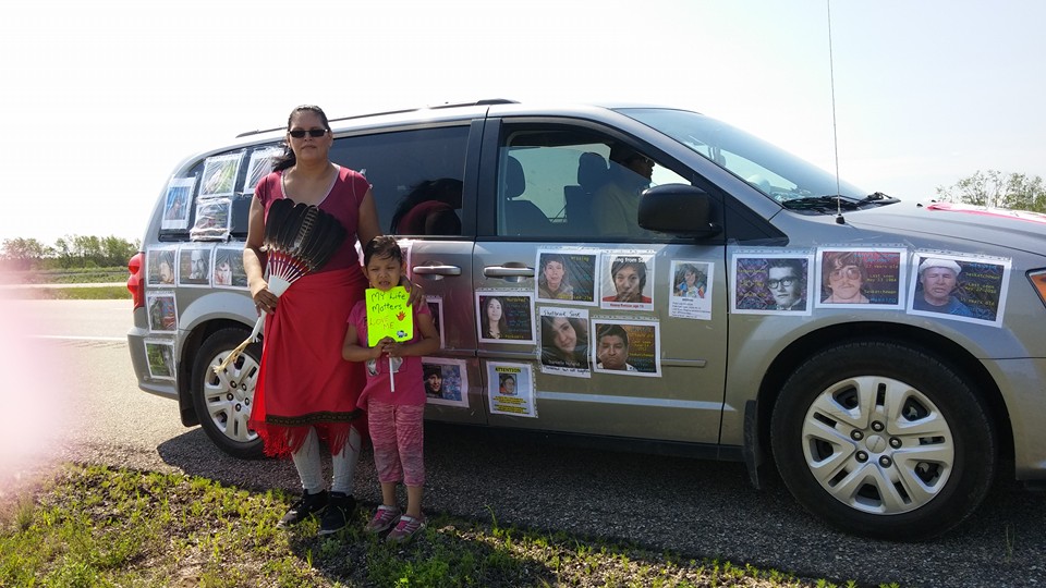 Lisa Bigeagle-Dustyhorn is a local advocate who's walking across the province to raise awareness about MMIW.