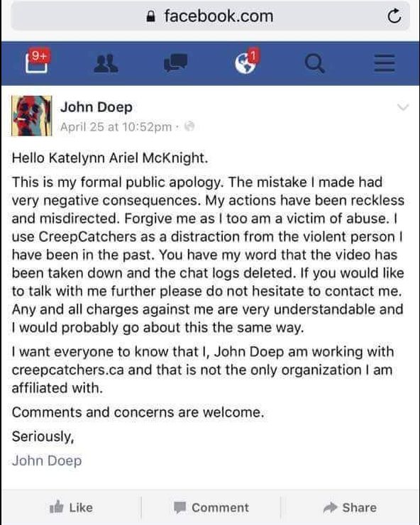 Former Creep Catchers member condemns group after woman in video commits suicide - image