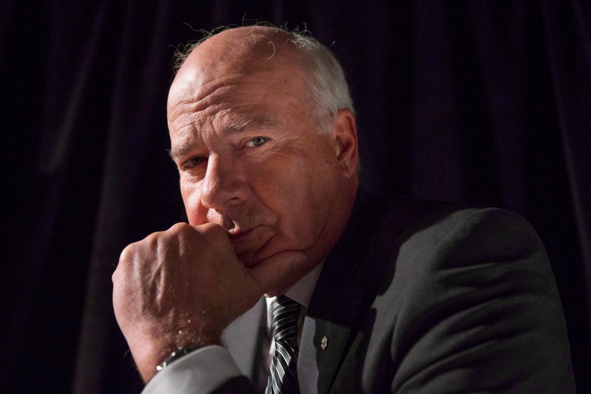 CBC news anchor Peter Mansbridge poses for a photo at Toronto studios on May 22, 2013.