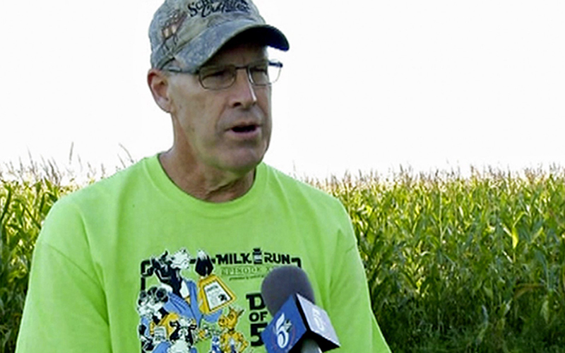 Dan Rassier talks with a reporter at his farm near St. Joseph, Minn. Rassier, who lived under a cloud of suspicion since 11-year-old Jacob Wetterling was kidnapped from the end of his driveway in 1989, can finally breathe easier now that another man has confessed to the boy's abduction and murder. 