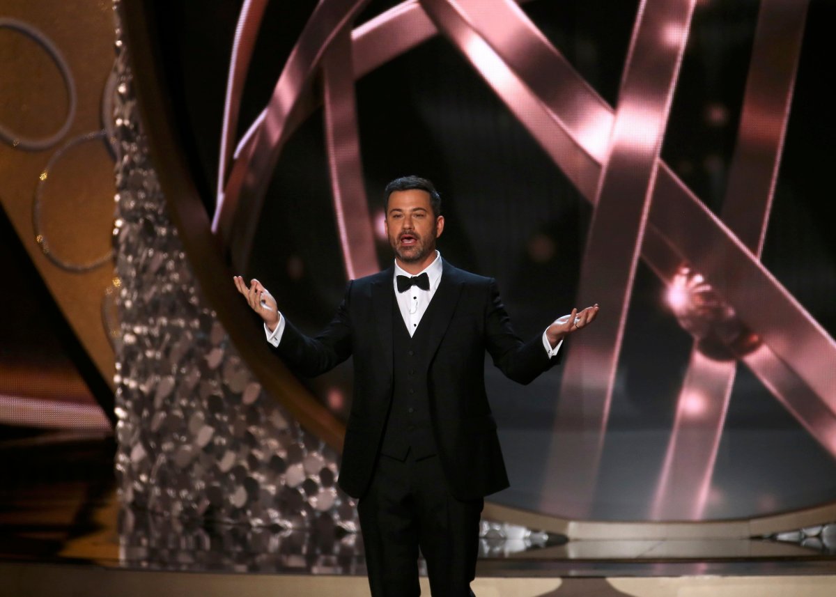 Host Jimmy Kimmel opens the show during the 68th Primetime Emmy Awards in Los Angeles, California, U.S., September 18, 2016.  