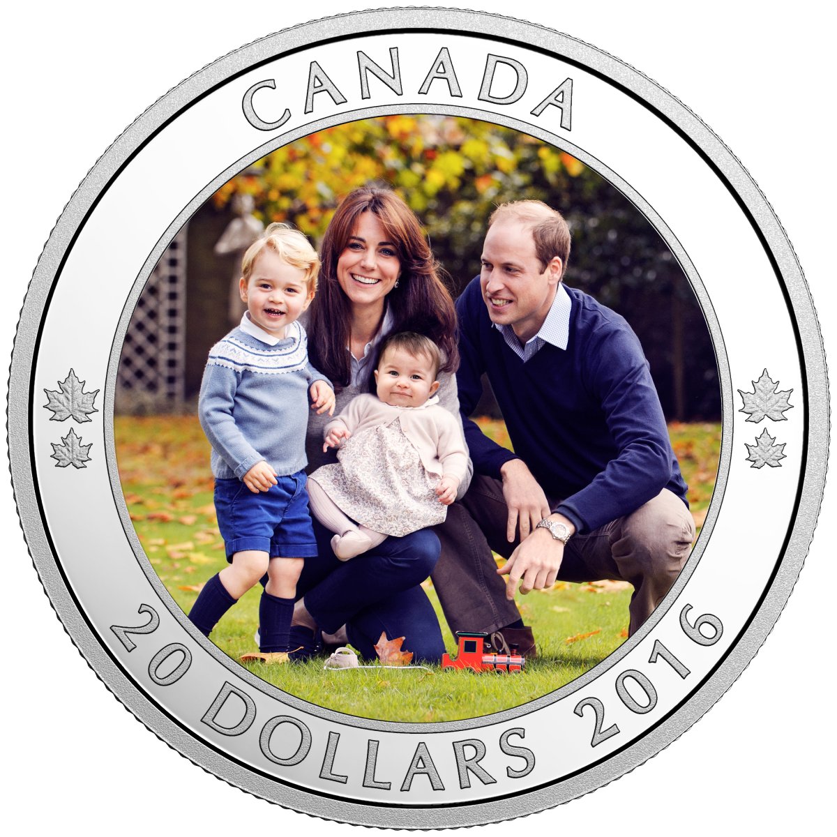 The Royal Canadian Mint unveiled a new limited edition coin featuring the royal family to celebrate their second visit to Canada.
