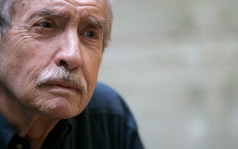 Edward Albee poses for a portrait, Thursday, March 13, 2008, in New York. 