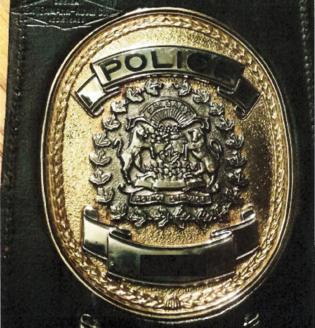 The police badge belonging to a retired officer was stolen from a home in Copperfield on Sept. 14, 2016. 