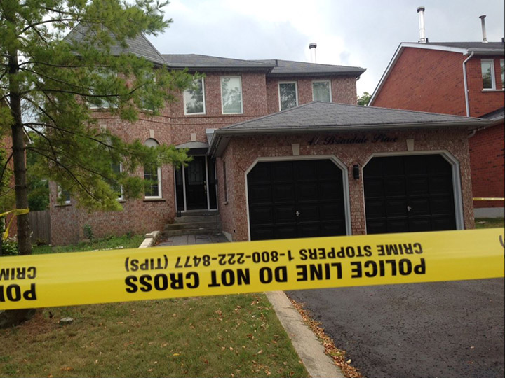 York Regional Police are investigating after two 16-year-olds were stabbed inside an Aurora, Ont. home.