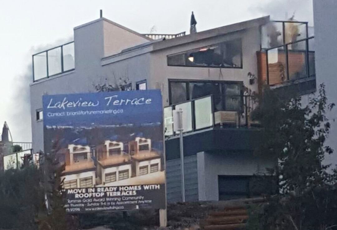 West Kelowna townhouse fire - image