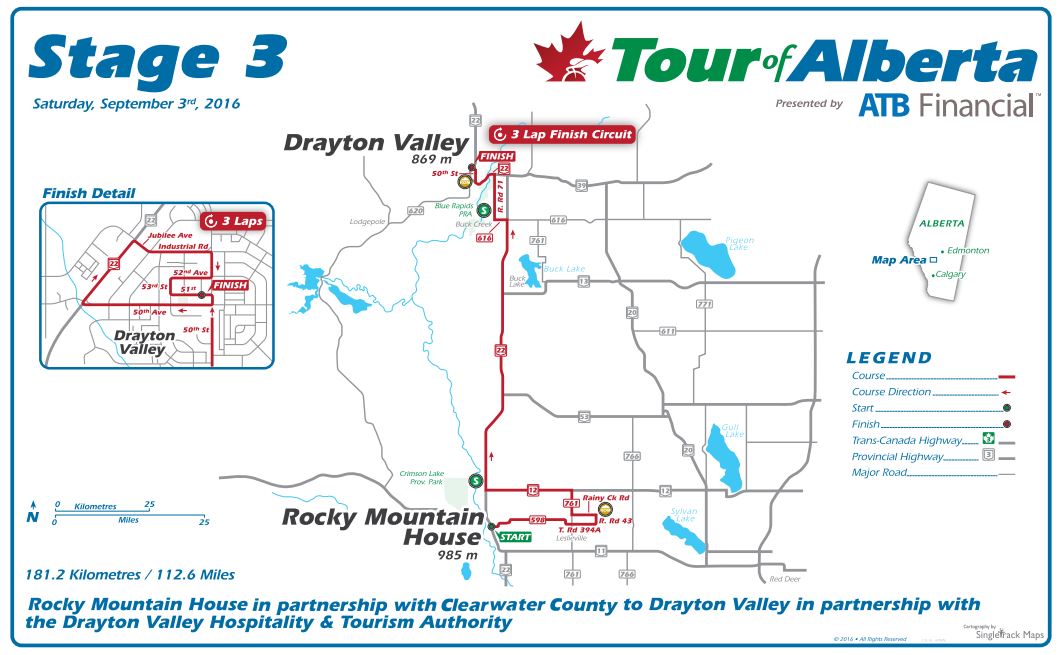 Tour of Alberta causes highway closures over Labour Day long weekend - image