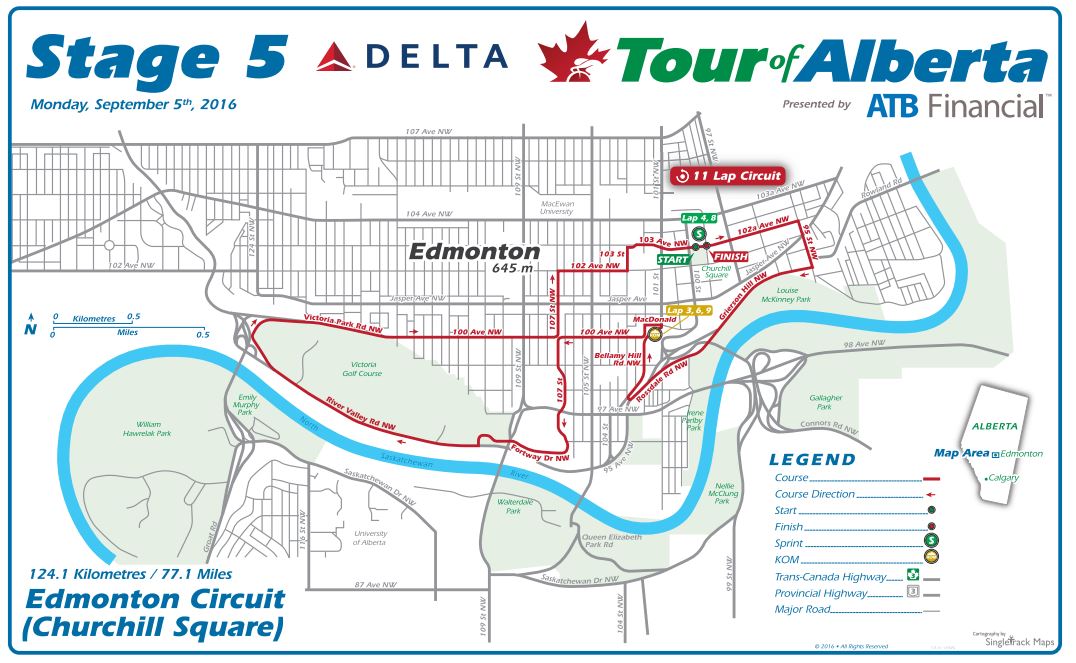 Tour of Alberta causes highway closures over Labour Day long weekend - image