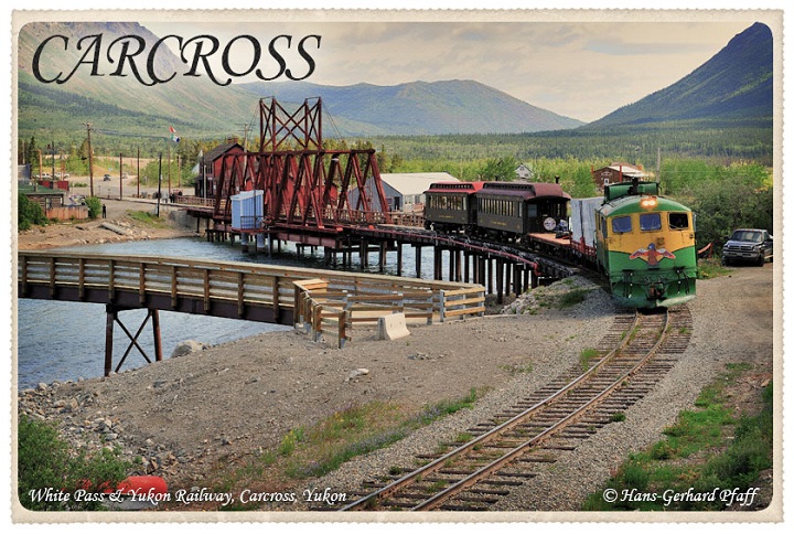 A once-mighty rail hub: In 1898, the community became an important stopping point for the White Pass & Yukon Railway. Construction on the railway was completed on July 29, 1900 and commemorated with a hammered-in gold spike. The community kept its rail depot until the station’s closure in 1982. Now the old station is used in the summer months by White Pass and Yukon Route for scenic rail excursions.