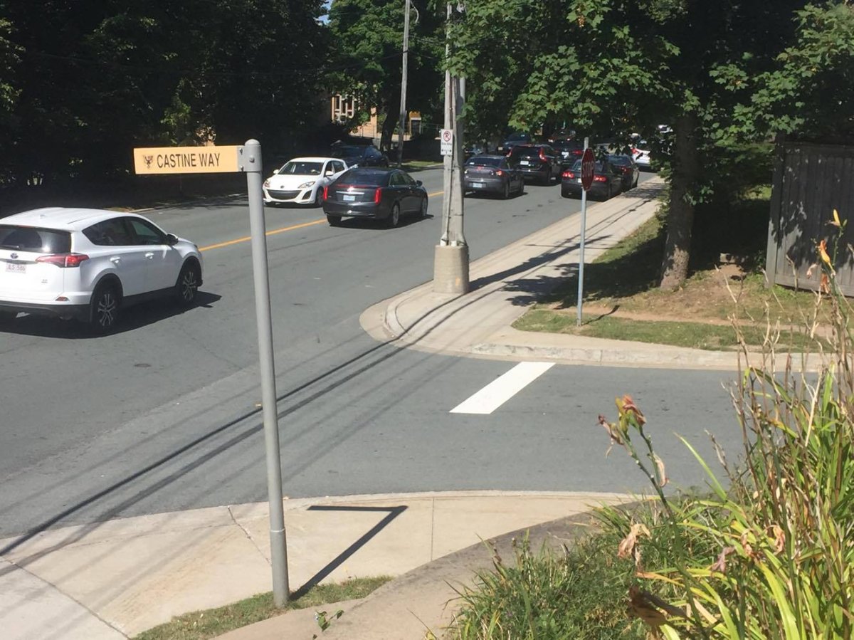 Police were searching for a male suspect after he exposed himself to two women in the area of Castine Way and Oxford Street in Halifax.