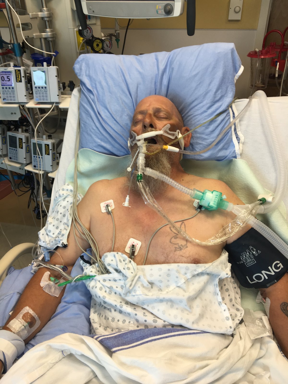 It's believed 63-year-old Clause Pigeault was hit on his motorcycle over the weekend by a driver who fled the scene.