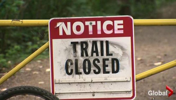 Някои пътеки в парк Ричмънд са временно затворени за спасяването