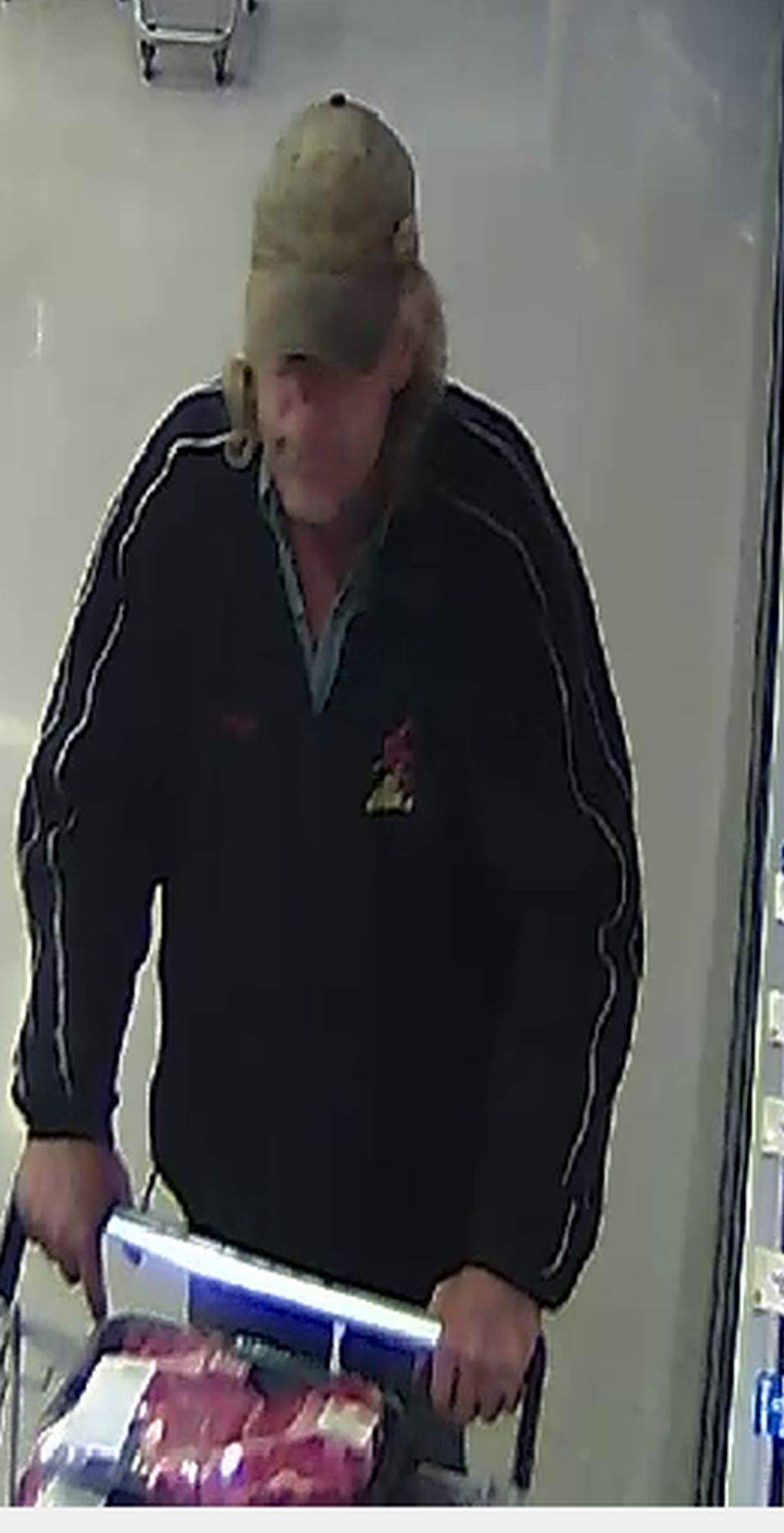 Suspect in meat theft from High River Co-op. 