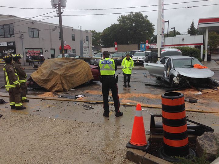 1 person killed in high speed head-on collision in west-end Toronto ...