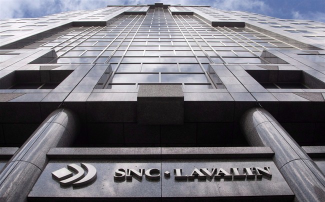 The offices of SNC Lavalin are seen in Montreal.