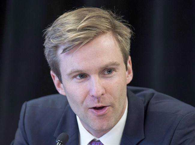 New Brunswick Premier Brian Gallant fields a question at a meeting of the Council of Atlantic Premiers in Annapolis Royal, N.S. on Monday, May 16, 2016.