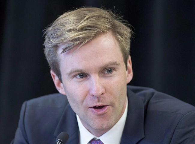 New Brunswick Premier Brian Gallant fields a question at a meeting of the Council of Atlantic Premiers in Annapolis Royal, N.S. on Monday, May 16, 2016.