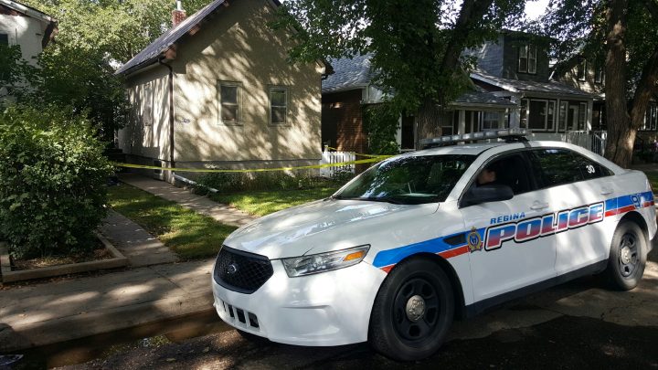 Regina police investigate after a man was found dead inside a downtown home on Sept. 8, 2016.