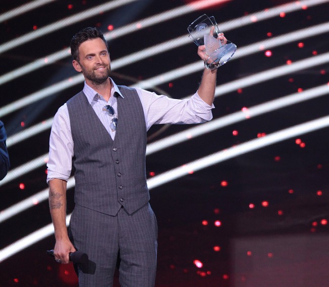 Dean Brody accepts his award for CMT Video of the Year at the Canadian Country Music Association Awards in London, Ont., on Sunday, Sept. 11, 2016. Country music stars will be in Saskatoon next year for the CCMA Awards show.