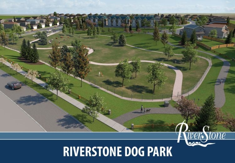 Rendering of the RiverStone dog park in west Lethbridge.
