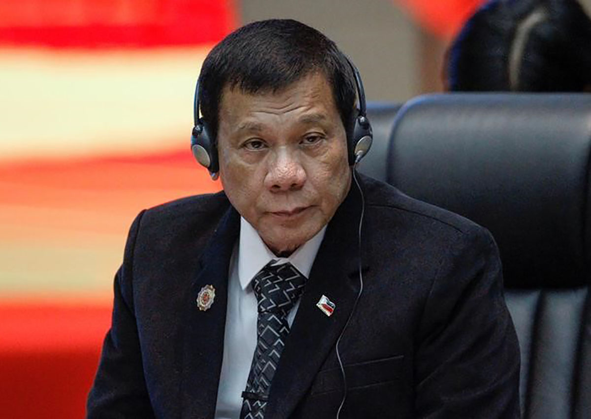 Philippines President Rodrigo Duterte attends the ASEAN Summit in Vientiane, Laos September 7, 2016.