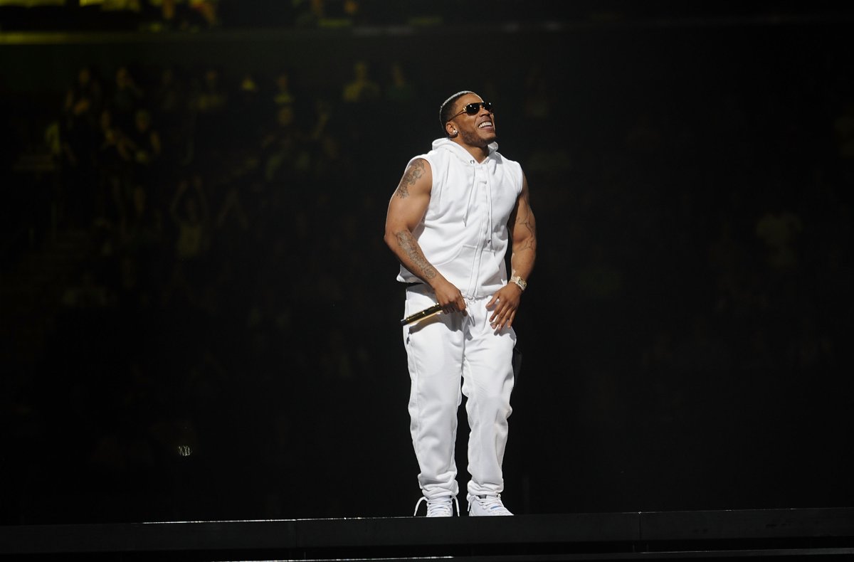 Hip-hop artist Nelly performs at Madison Square Garden on June 21, 2015 in New York City.  