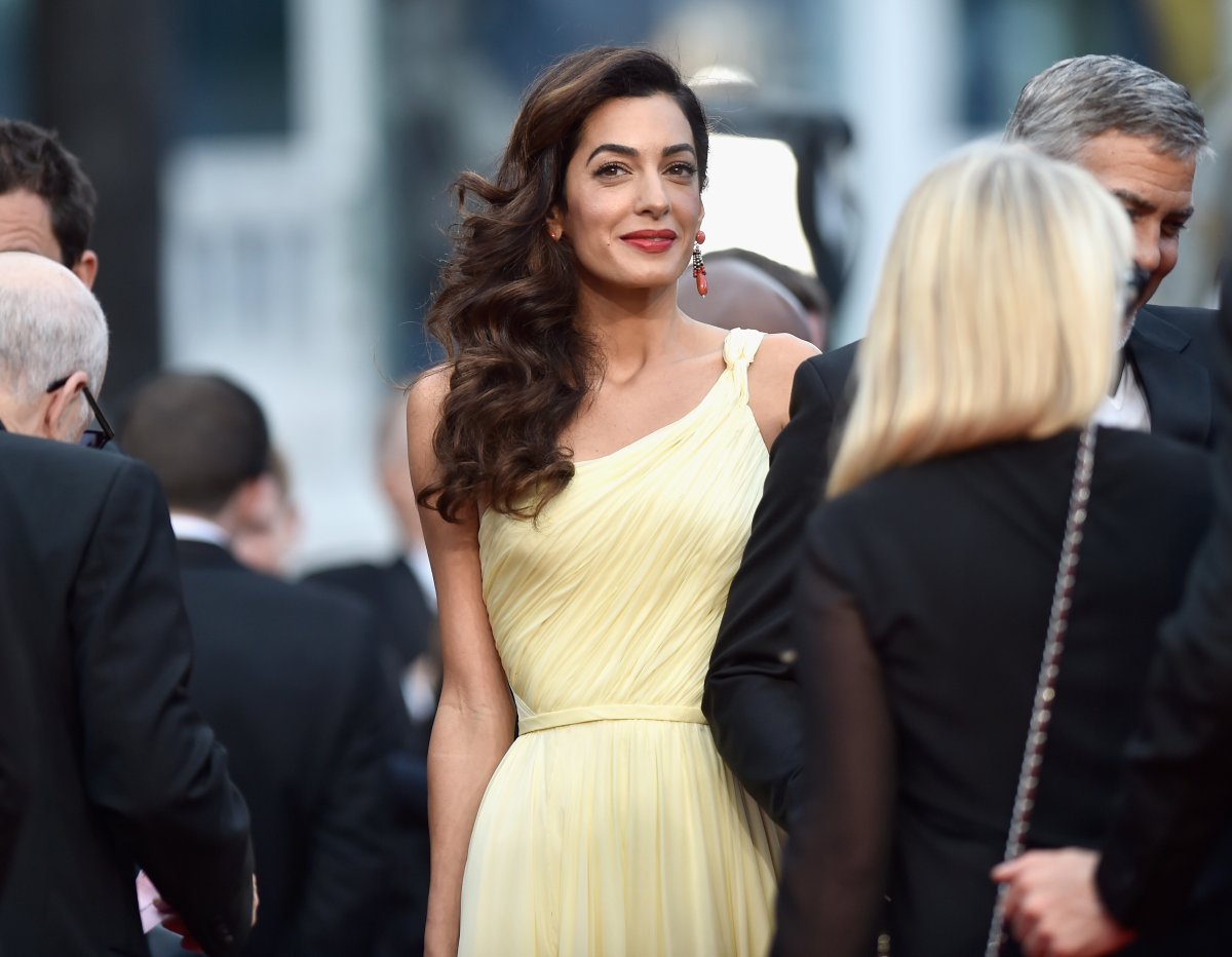 Lawyer Amal Clooney attends a screening of "Money Monster" at the annual 69th Cannes Film Festival at Palais des Festivals on May 12, 2016 in Cannes, France.
