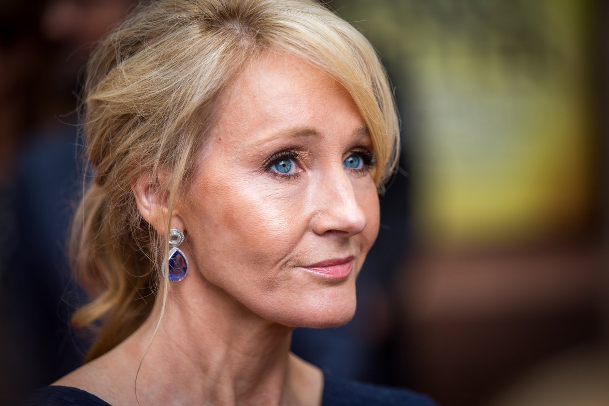 J. K. Rowling attends the press preview of "Harry Potter & The Cursed Child" at Palace Theatre on July 30, 2016 in London, England. Harry Potter and the Cursed Child, a two-part West End stage play written by Jack Thorne based on an original new story by Thorne, J.K. Rowling and John Tiffany.