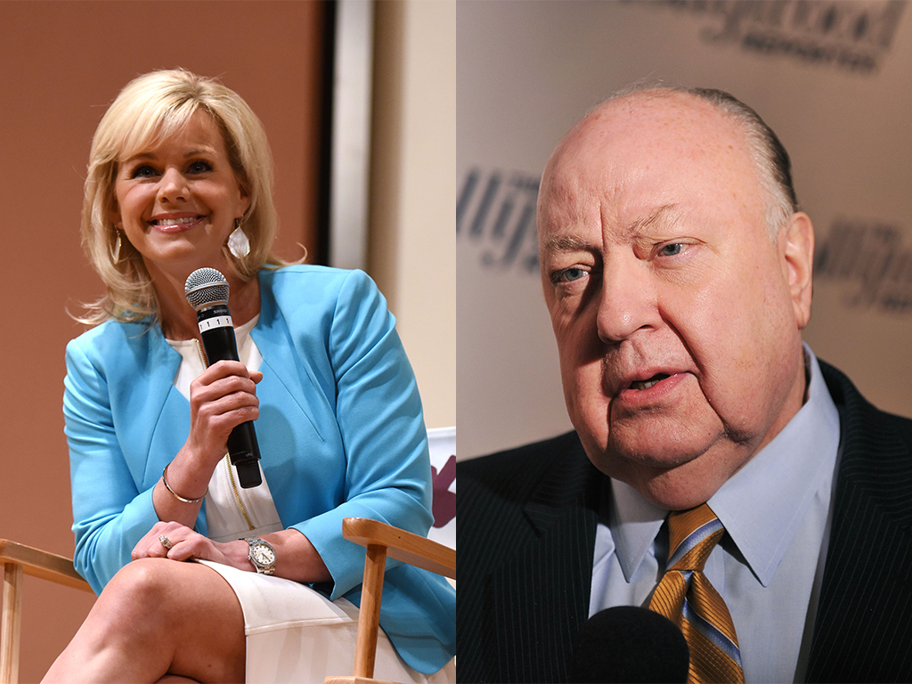 Gretchen Carlson and Roger Ailes.