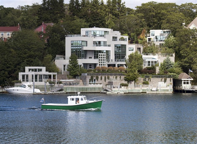 An ultra-modern waterfront home with a $10 million asking price, is seen on the Northwest Arm in Halifax on Wednesday, Sept. 7, 2016.